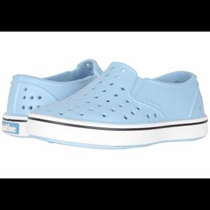 Native light blue shoes